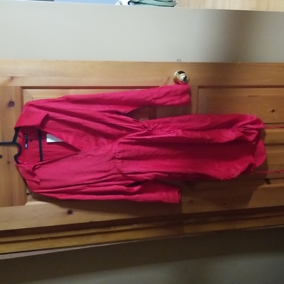 Zara Dresses & Skirts - NWT XL Zara red dress
